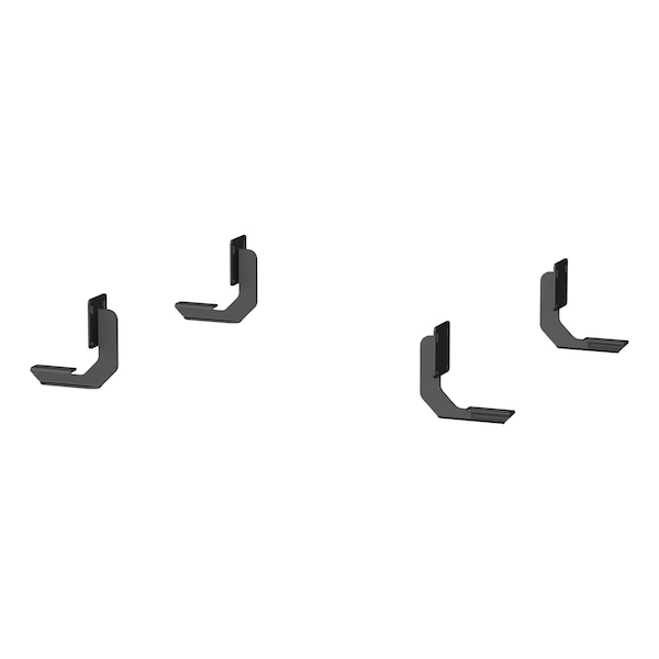 Aries 99-16 F250 REG CAB MOUNTING BRACKETS FOR ADVANTEDGE; RIDGESTEP BLACK P 2055123 - main